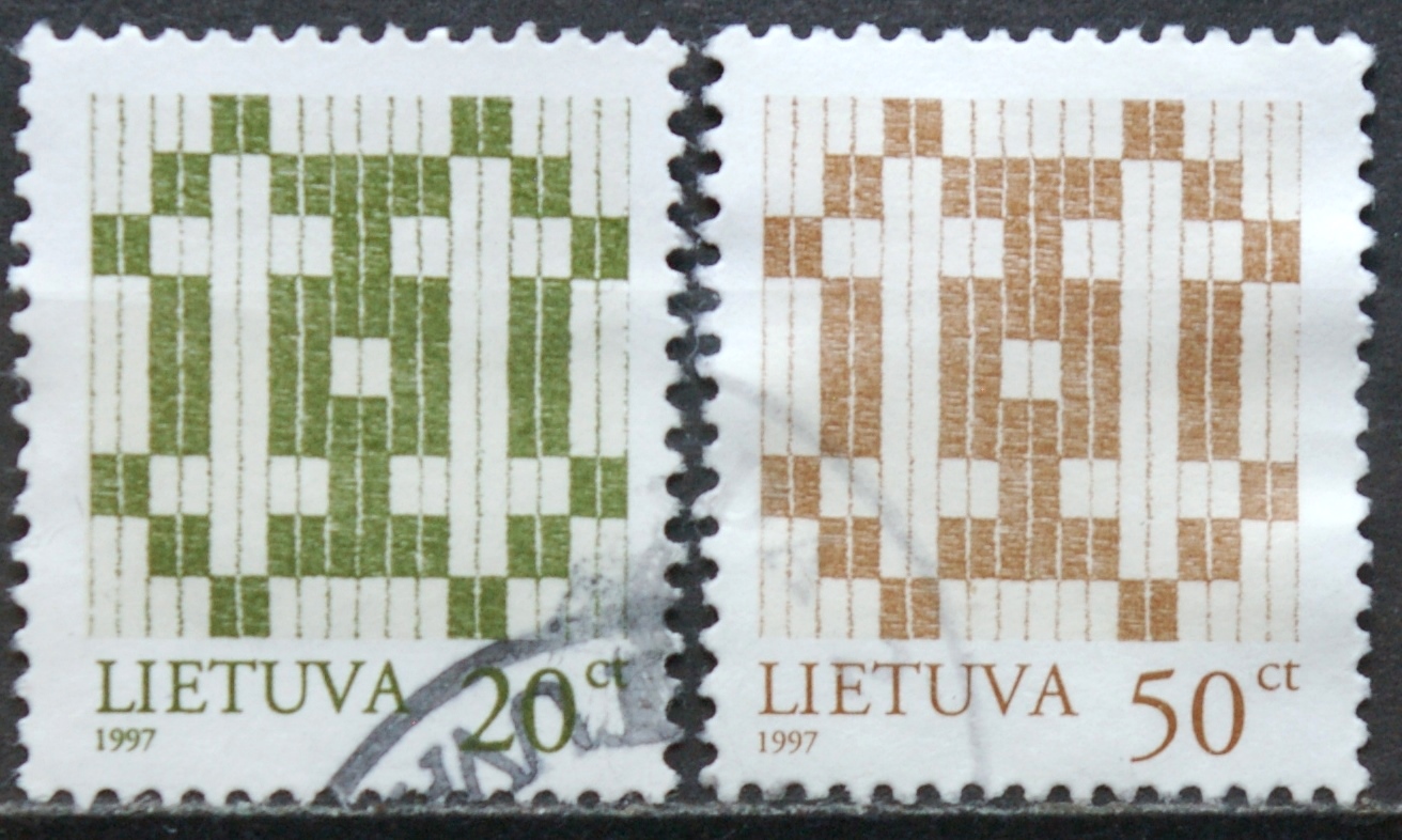 Lietuva MiNr 647I-648I Used(O) V