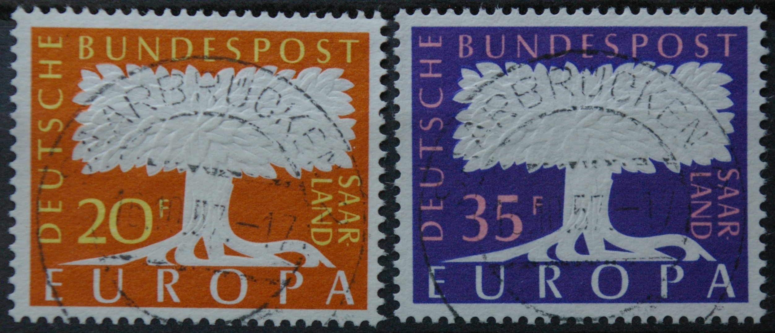 Saras, pilna serija MiNr 402-403 Used(O)