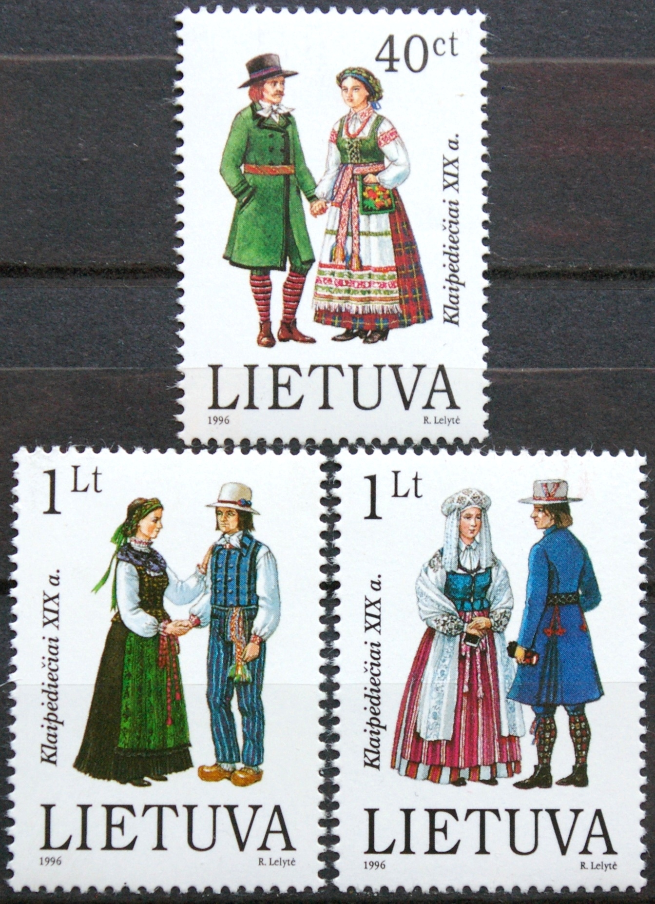 Lietuva, pilna serija MiNr 610-612 MNH** V