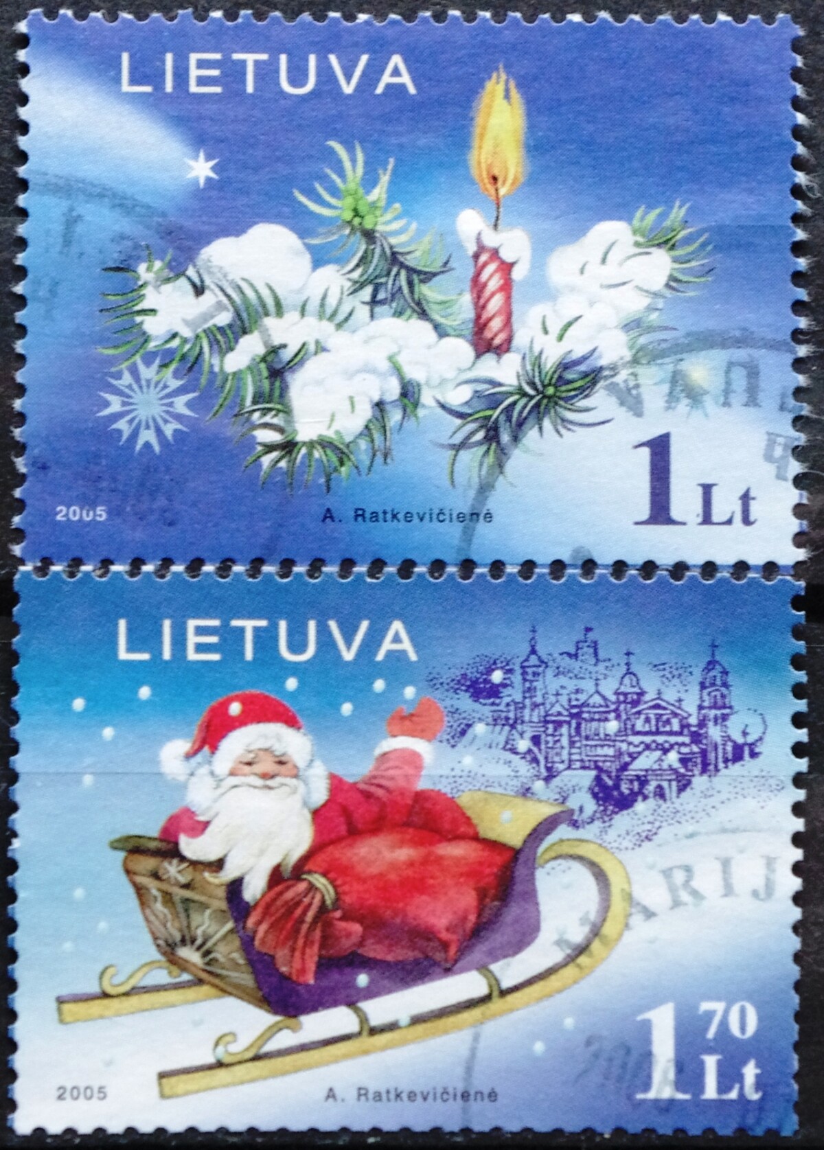 Lietuva, pilna serija MiNr 891-892 Used(O) Vx1