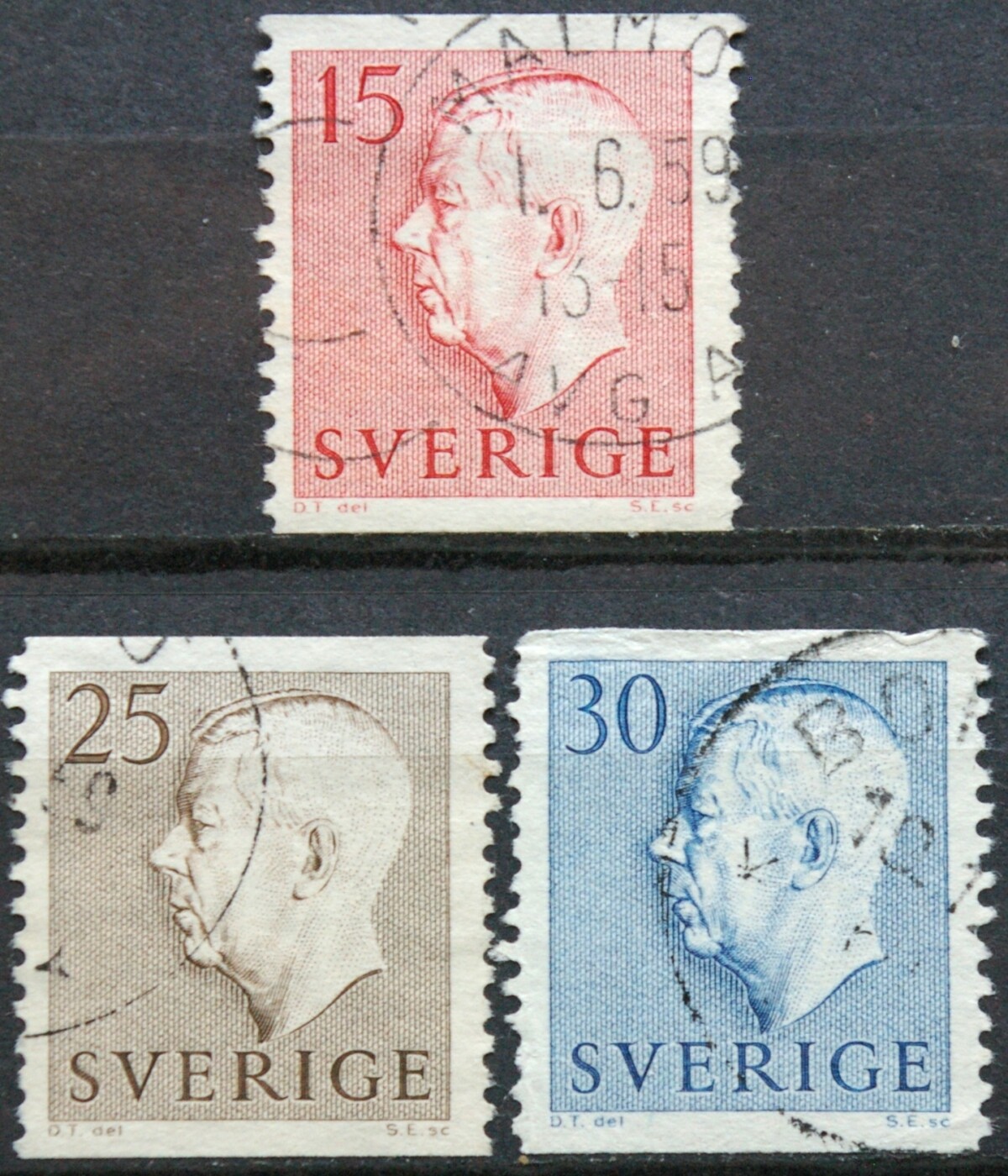 Švedija, MiNr 425, 426-427 Used (O)