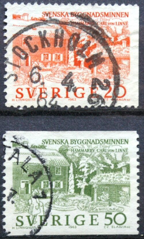 Švedija, pilna serija, MiNr 511-512 Used (O) 