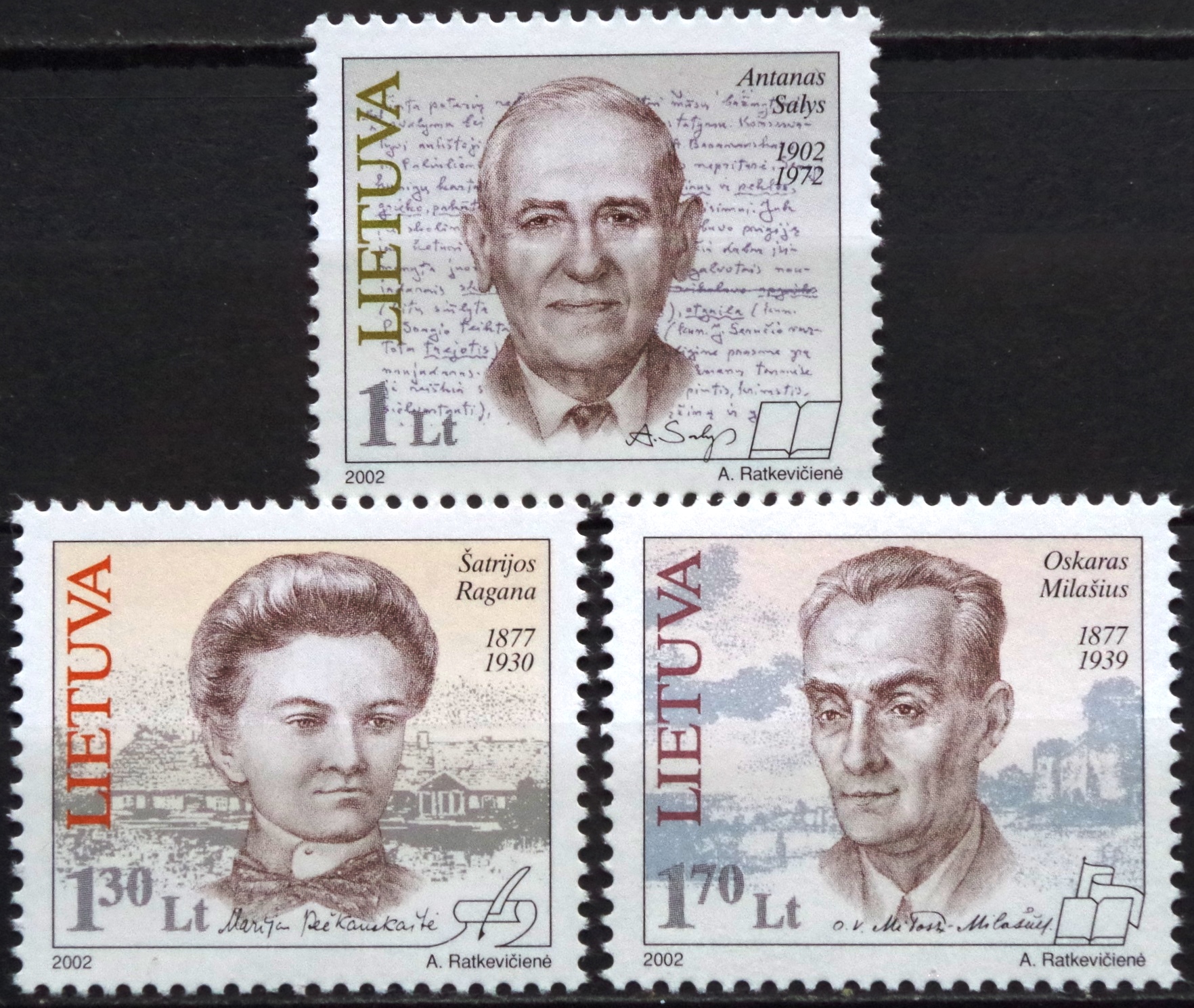 Lietuva, pilna serija, MiNr 783-785 MNH** V
