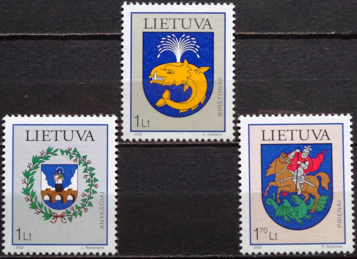 Lietuva, pilna serija MiNr 786-788 MNH** V