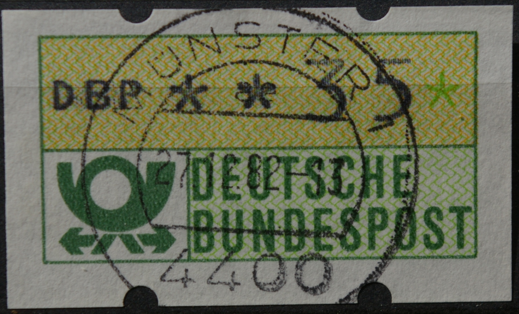 Vokietija, pašto automatų ženklas MiNr 1 Used(O)