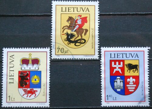 Lietuva, pilna serija MiNr 709-711 Used(O) V