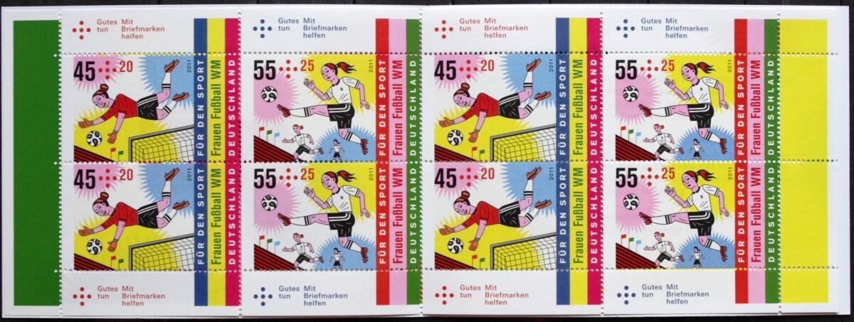 Vokietija. Kišeninė knygelė 48, MiNr 2857-2858 MNH** V