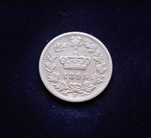 Italija, 20 čentezimų 1895m-R E