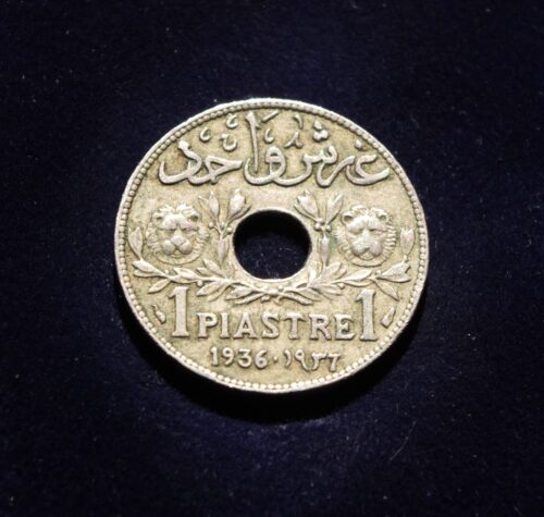 Libanas, 1 piastras 1936m E