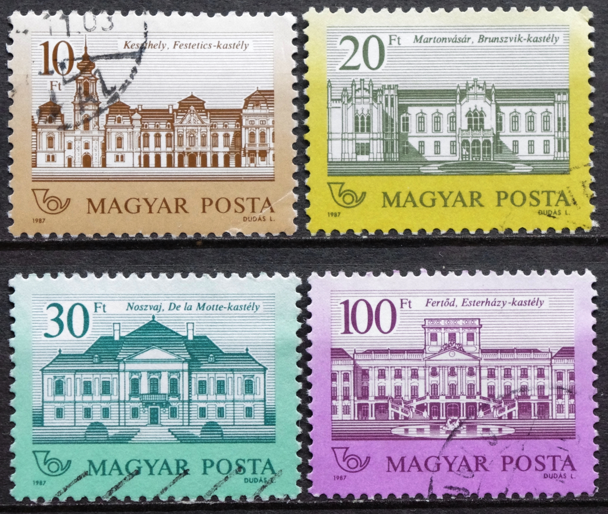 Vengrija, pilna serija MiNr 3901-3904 Used (O) V