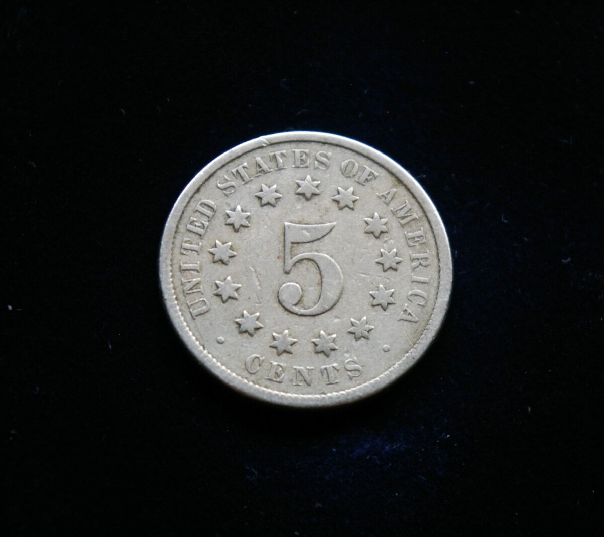 JAV, 5 centai 1869m E
