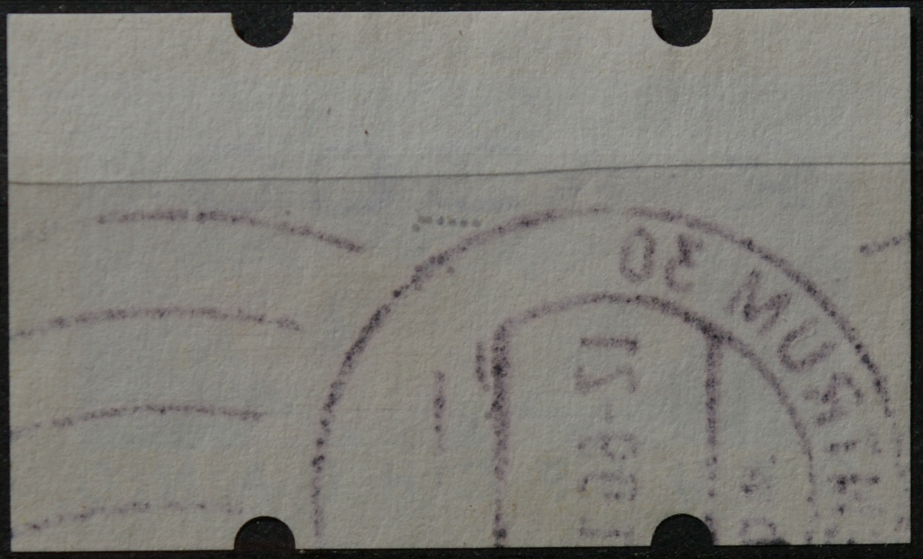 Vokietija, pašto automatų ženklas MiNr 3 Used(O)