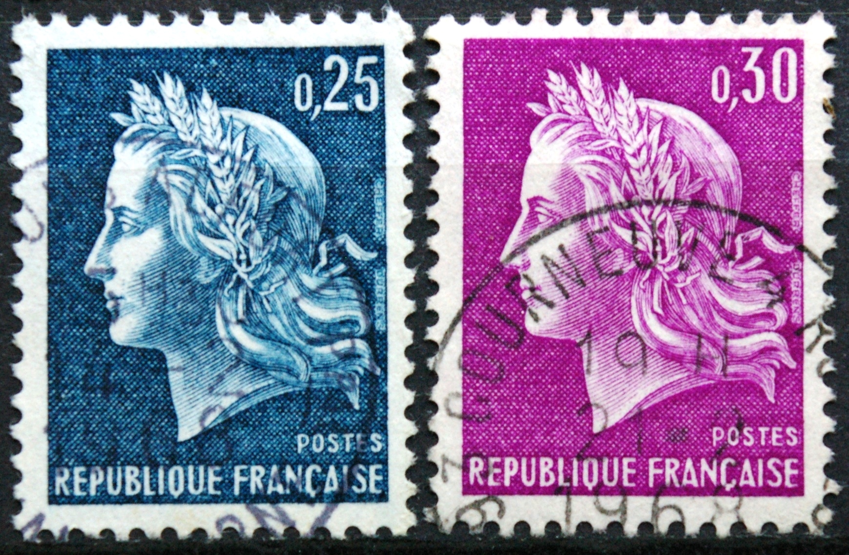 Prancūzija, pilna serija ScNr 1197-1198 Used(O)