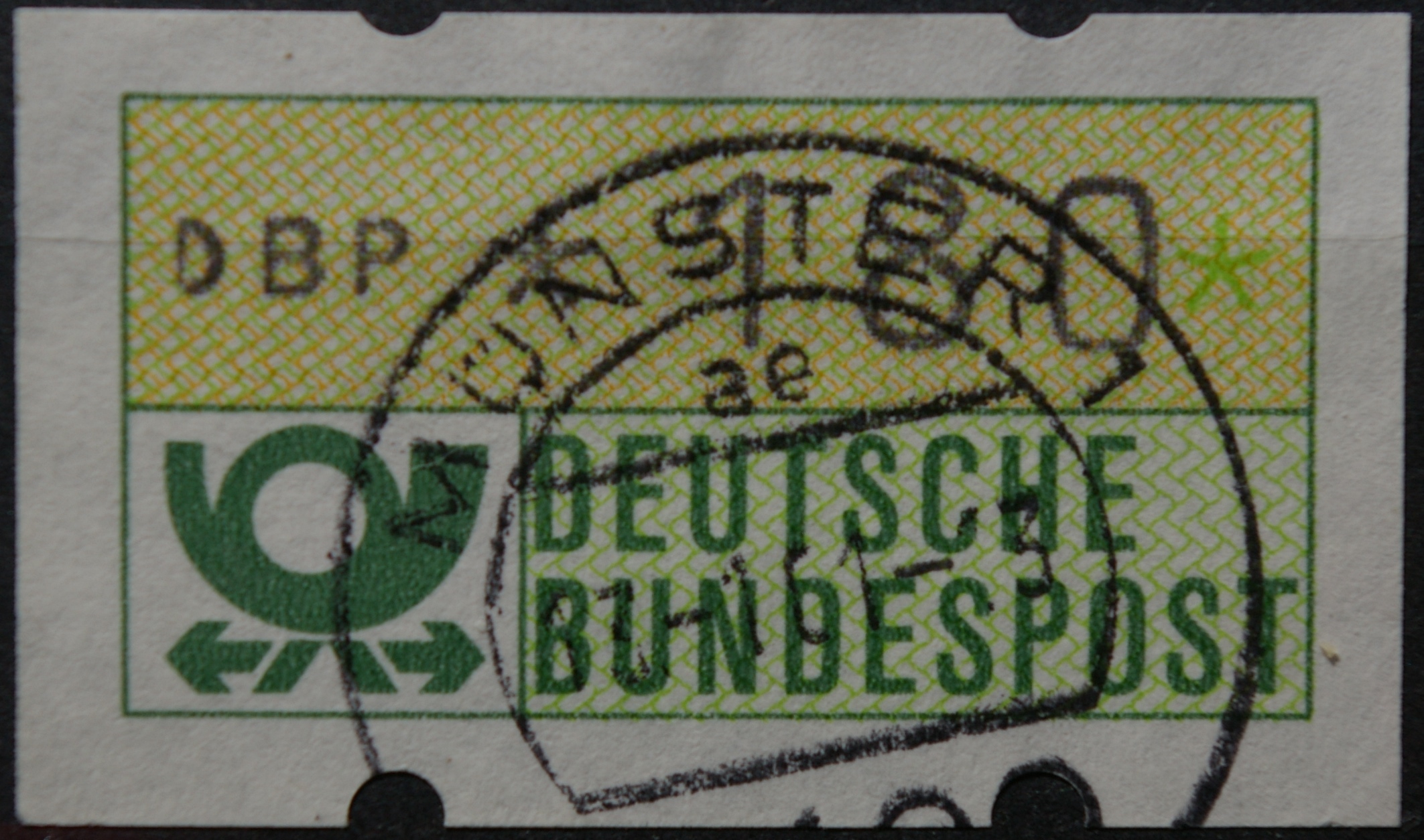 Vokietija, pašto automatų ženklas MiNr 1 Used(O)