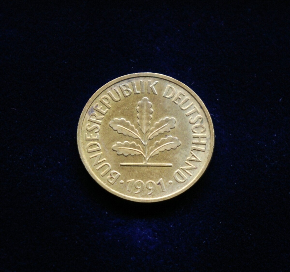 Vokietija, 5 pfenigai 1991m-G