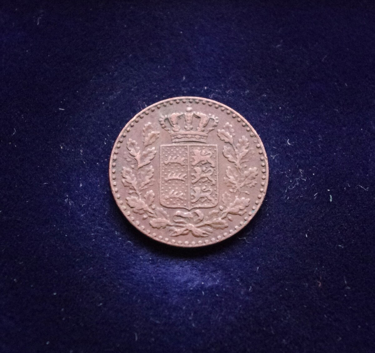 Viurtembergas, 1/2 kreicerio 1863m E
