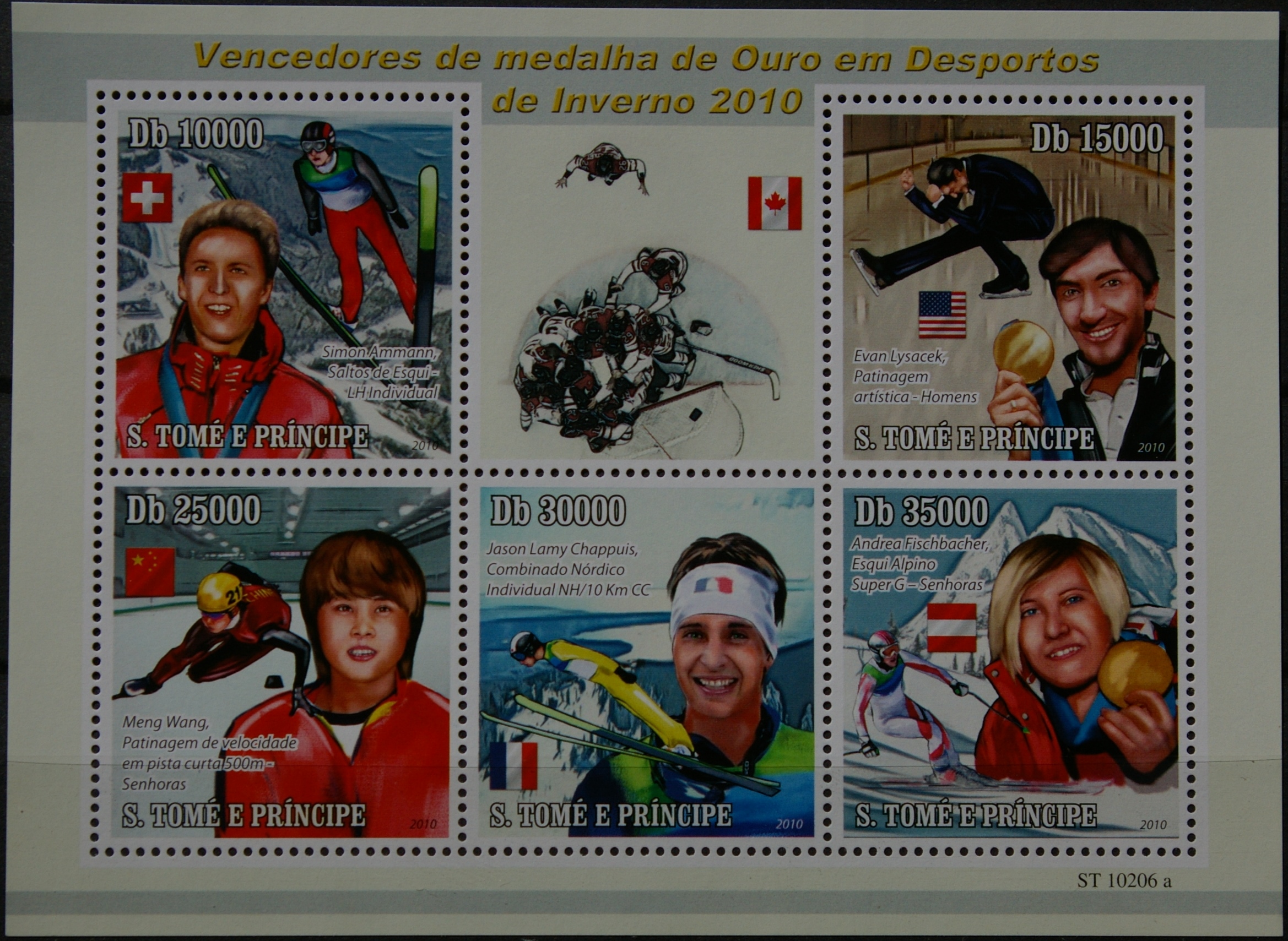 San Tomė ir Prinsipė, pilna serija, MiNr 4418-4422 MNH** V