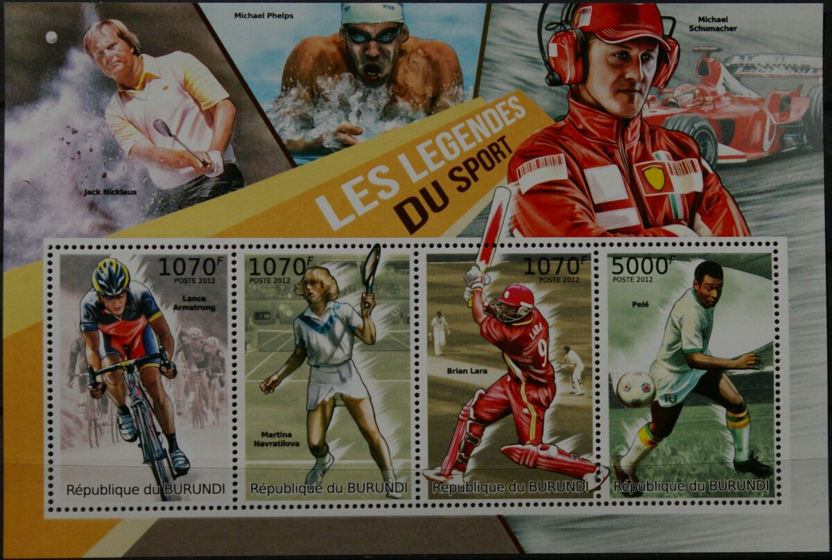 Burundis, pilna serija 2012m MNH** V