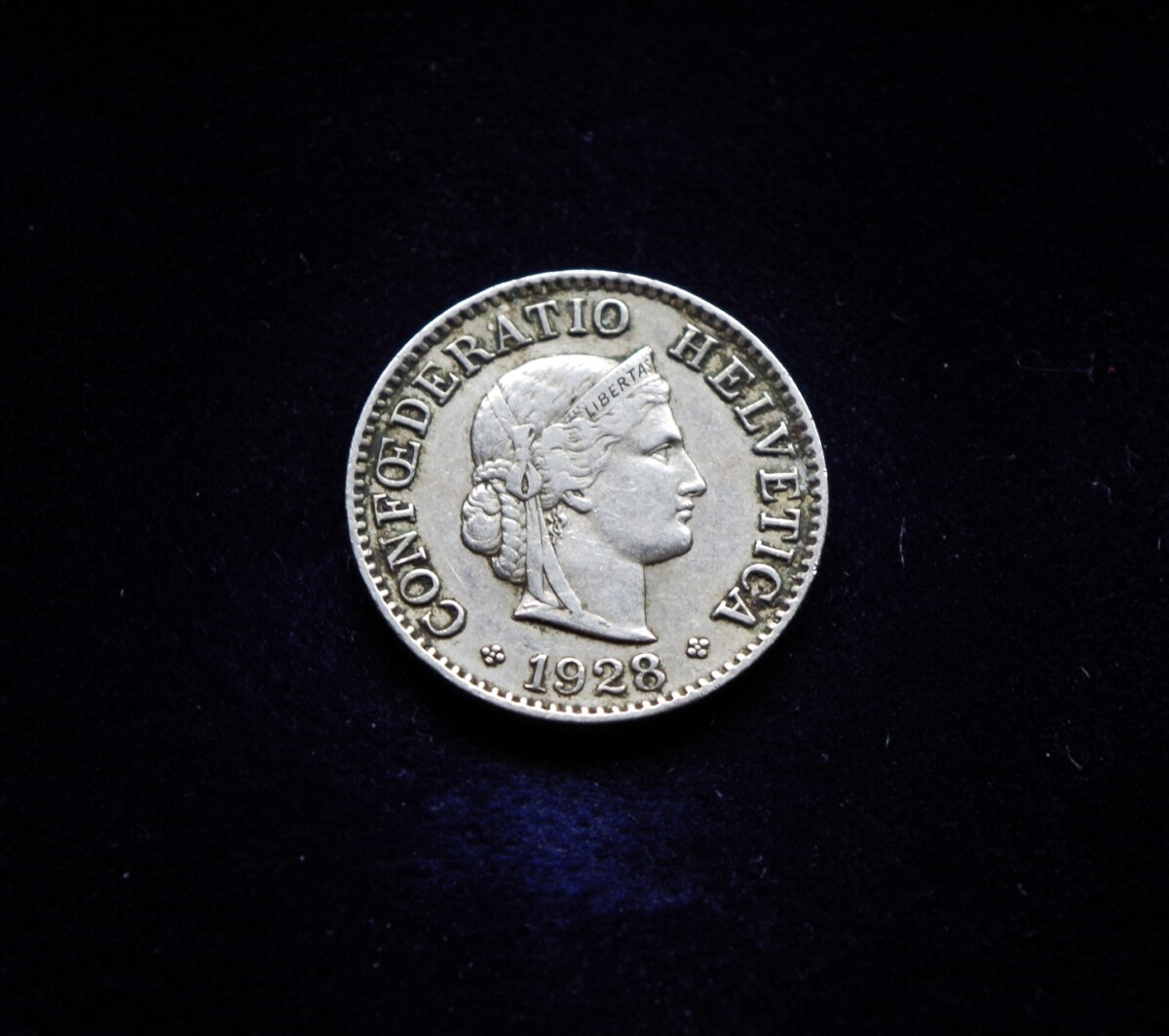 Šveicarija, 5 rapenai 1928m E