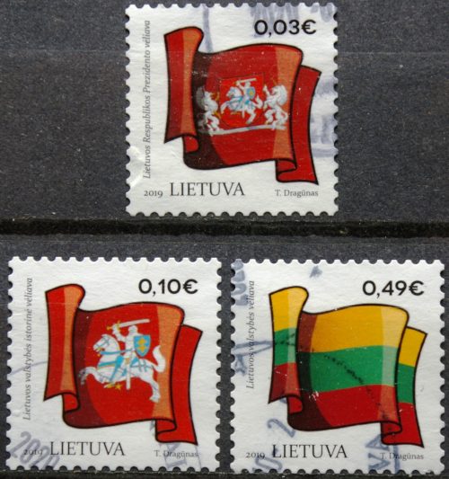 Lietuva, pilna serija MiNr 1300-1302 Used(O)