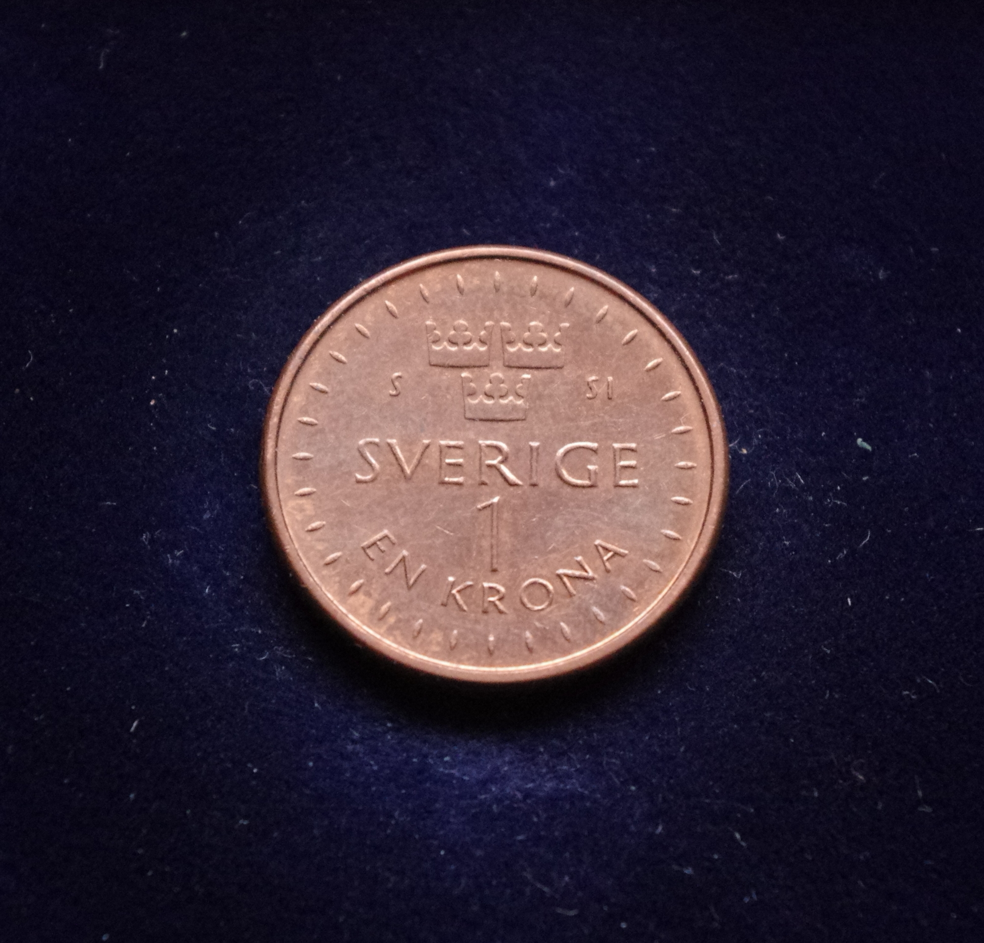 Švedija, 1 krona 2016m E