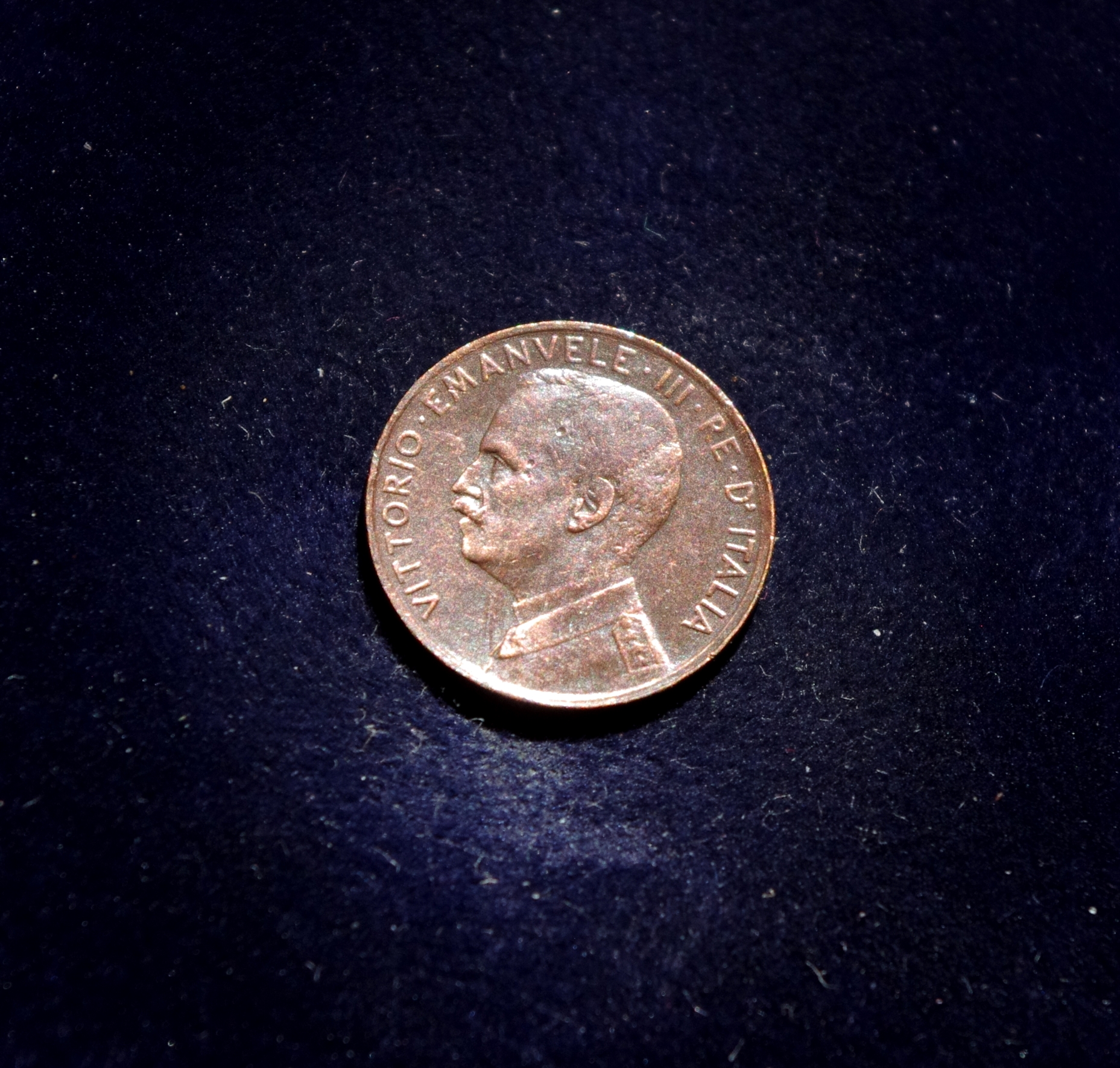 Italija, 1 čentezimas 1917m E