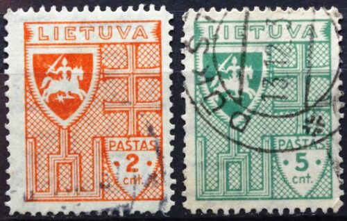 Tarpukario Lietuva, pilna serija, MiNr 408-409 Used(O)