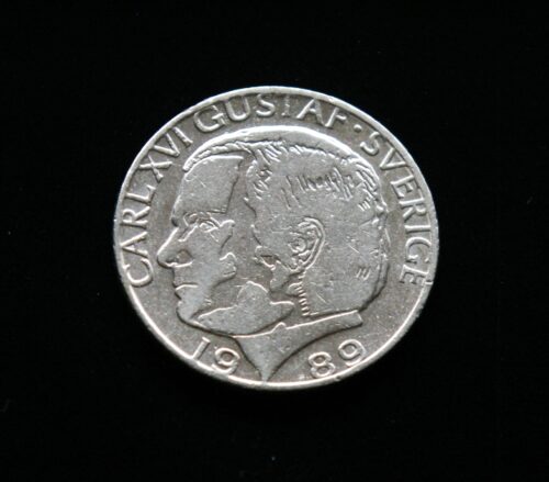 Švedija, 1 krona 1989m