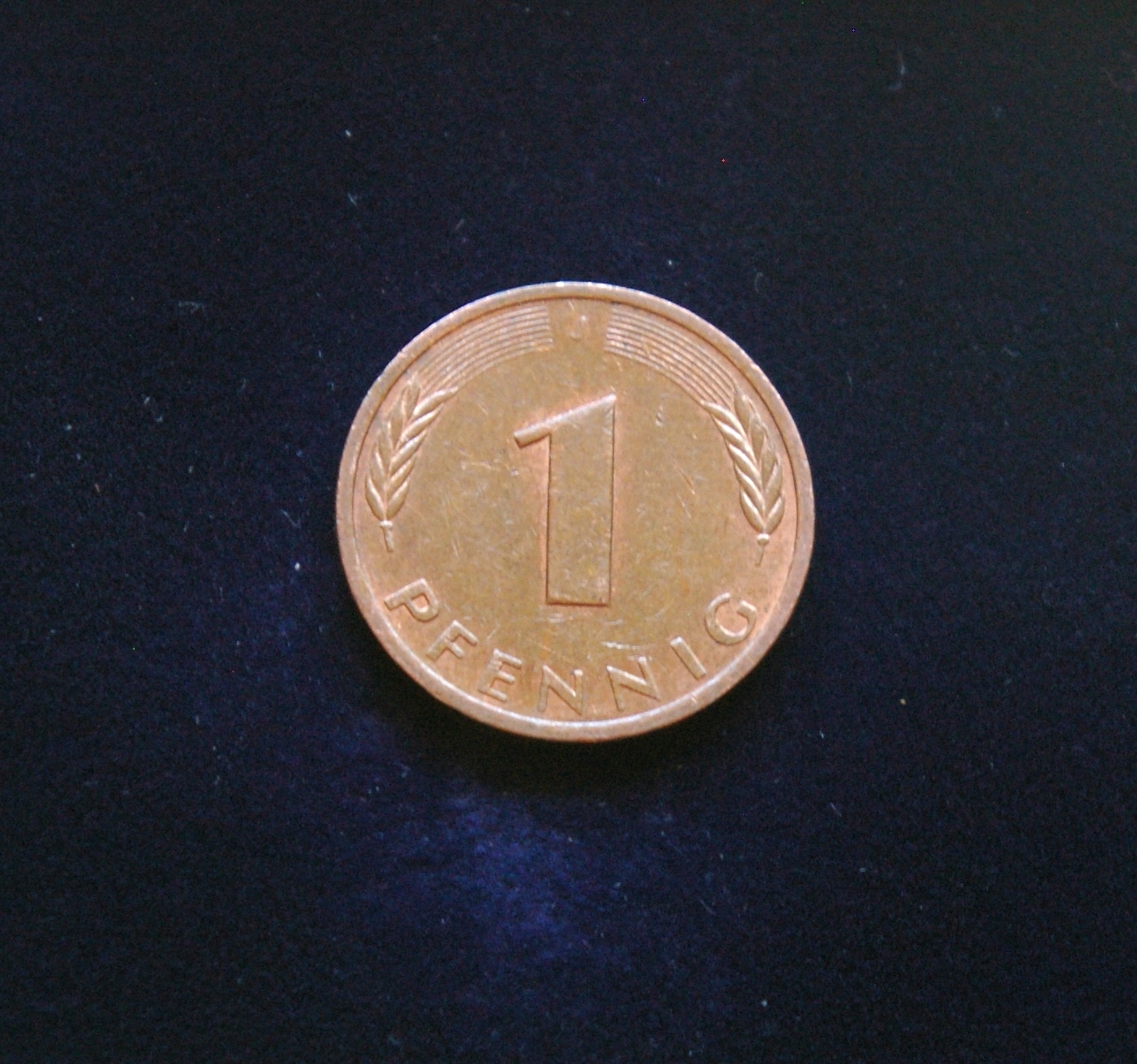 Vokietija, 1 pfenigas 1978m-J