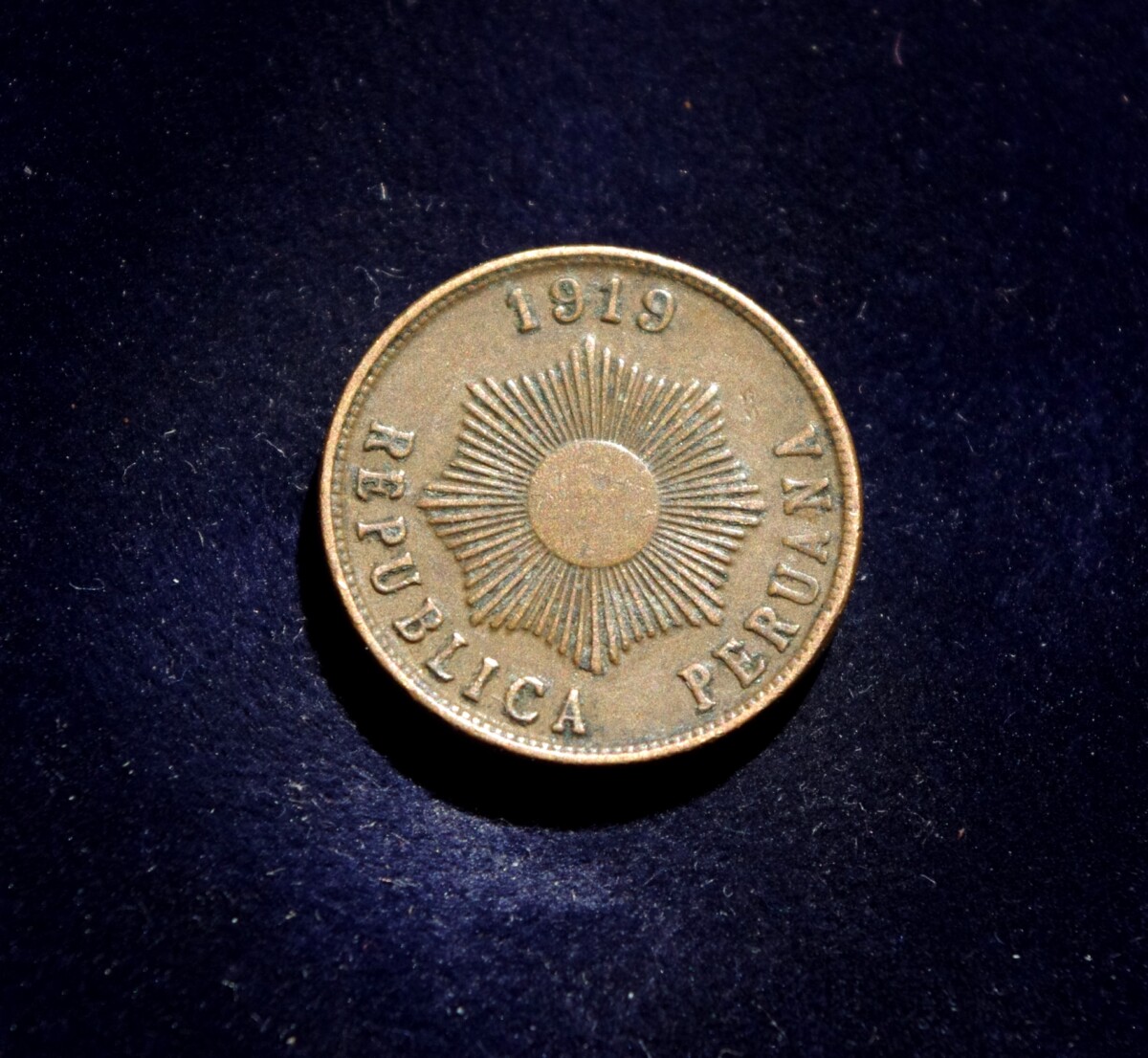 Peru, 1 sentavas 1919m E
