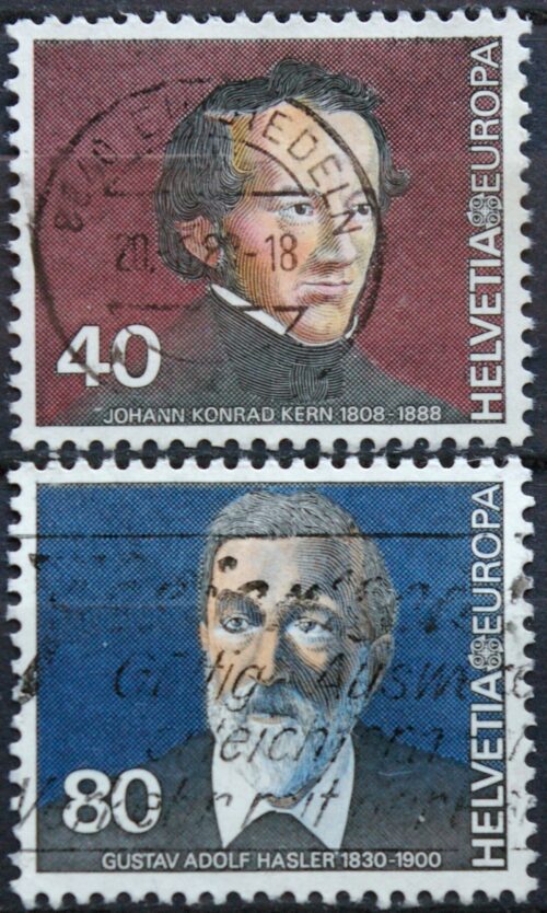 Šveicarija, pilna serija, NiNr 1174-1175 Used (O)