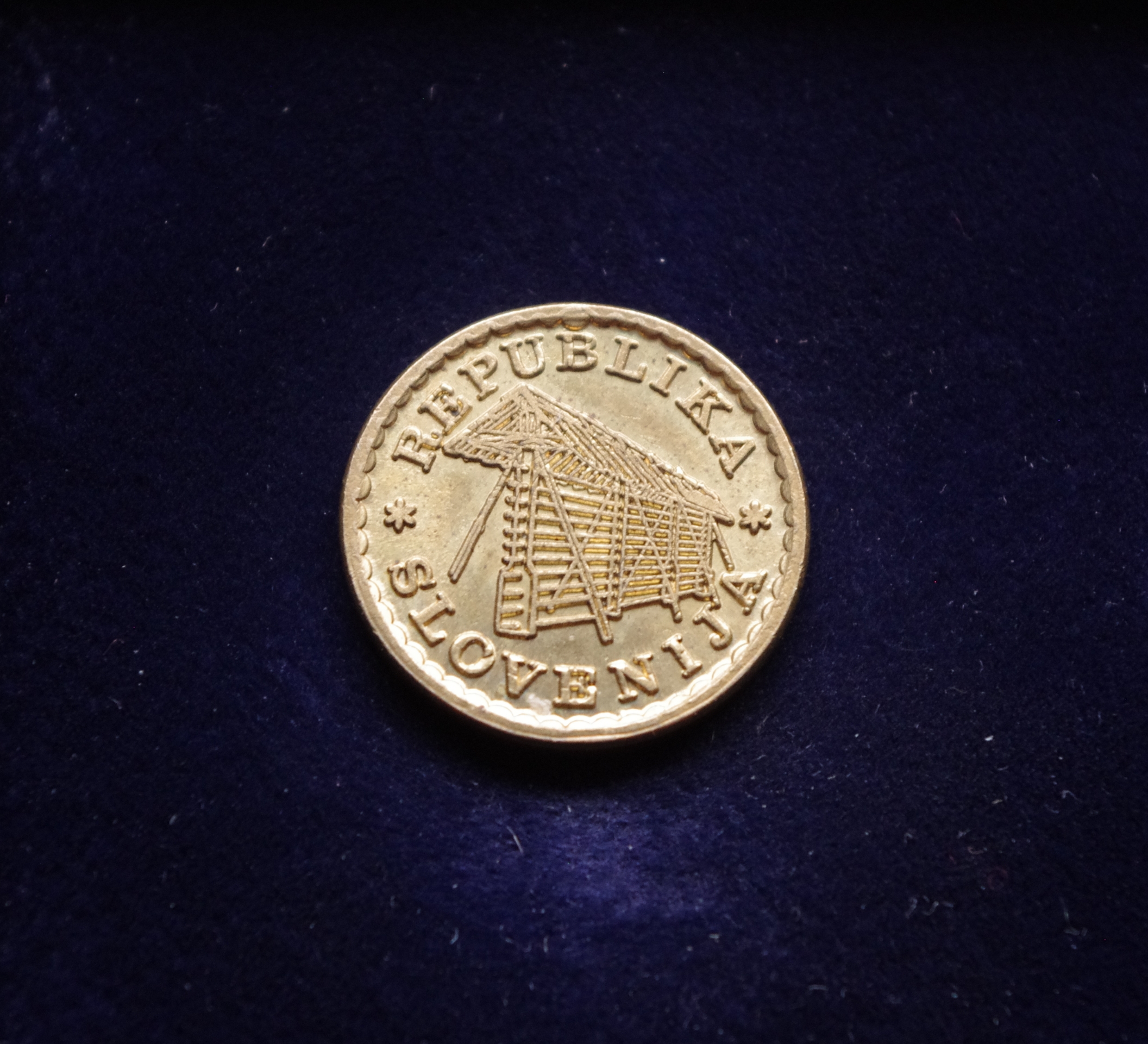 Slovėnija, 0,02 lipe žetonas 1992m E