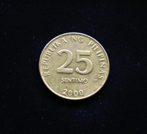 Filipinai, 25 santimai 2000m