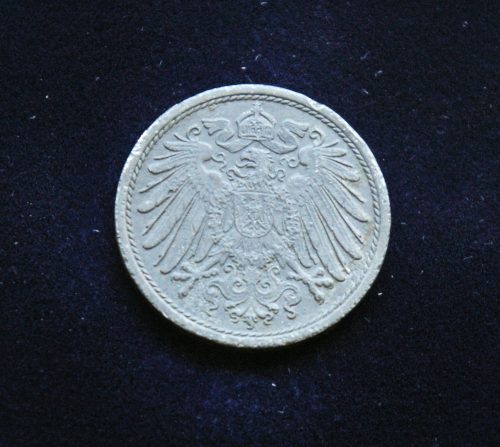 Vokietijos Imperija, 10 pfenigų 1921m