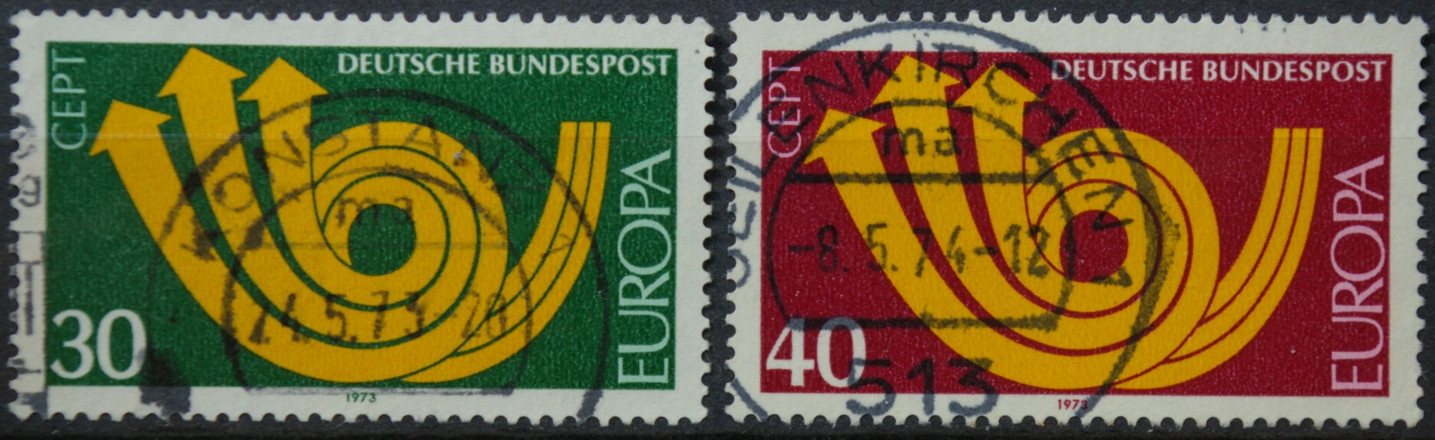 Vokietija, pilna serija MiNr 768-769 Used(O)