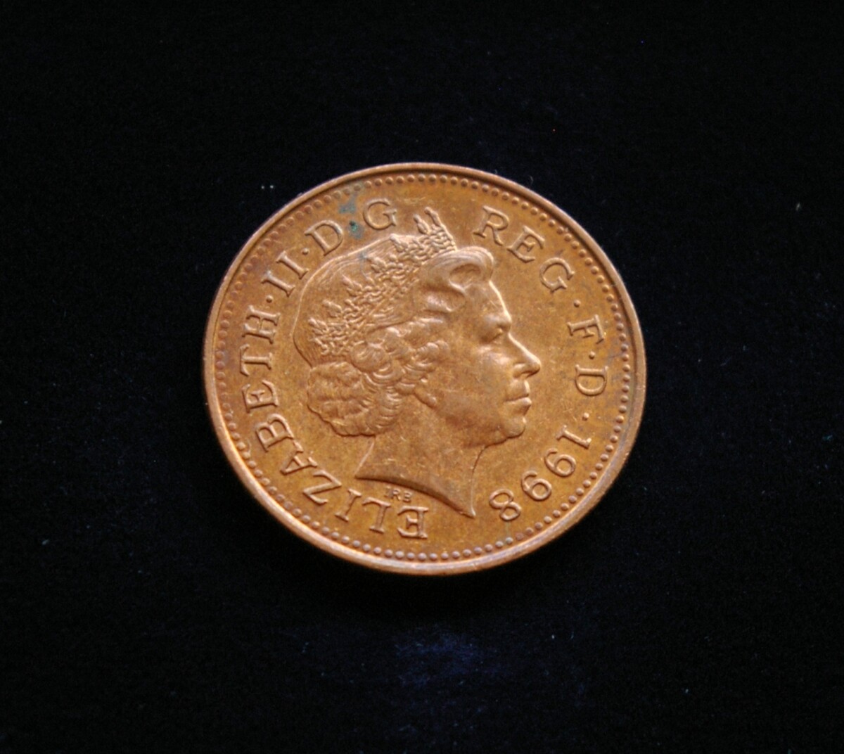 Didžioji Britanija, 1 pensas 1998m