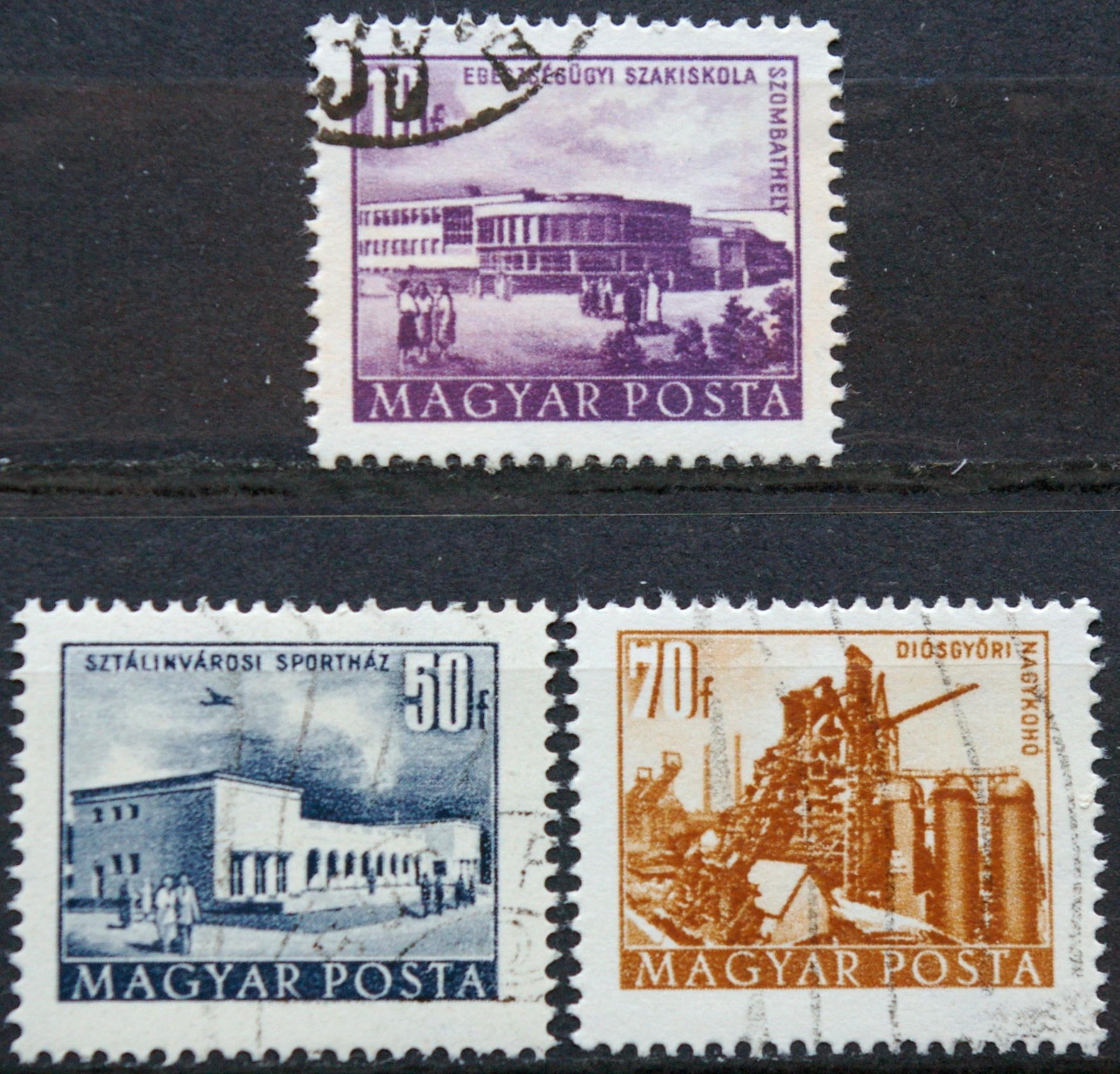 Vengrija, pilna serija, MiNr 1348-1350 Used (O)