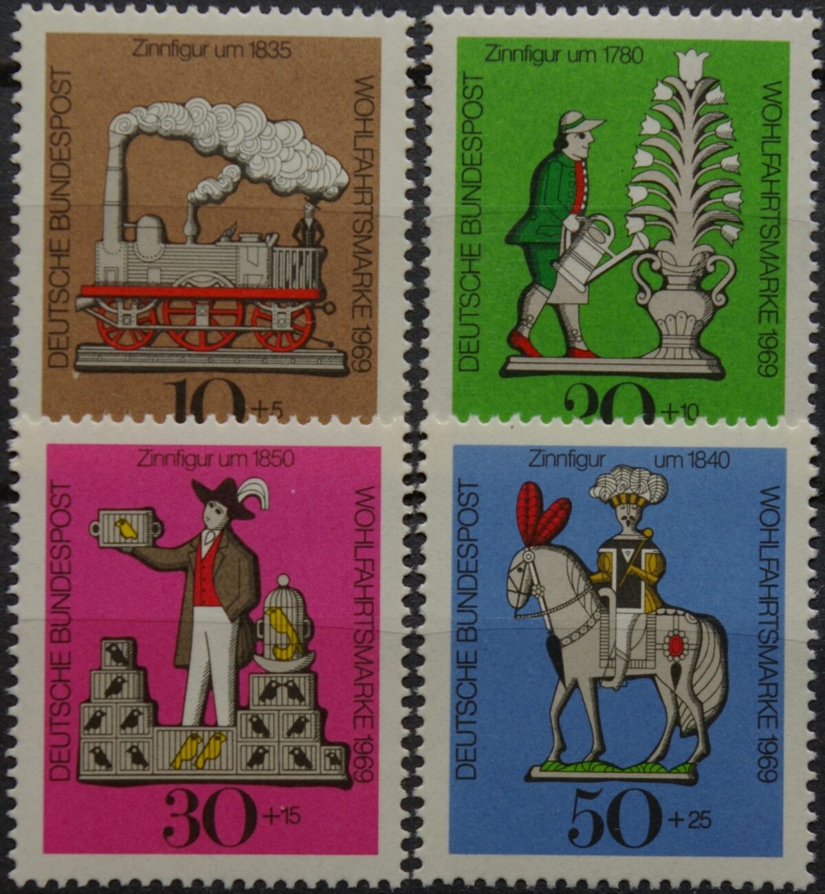 Vokietija, pilna serija, MiNr 604-607 MNH**