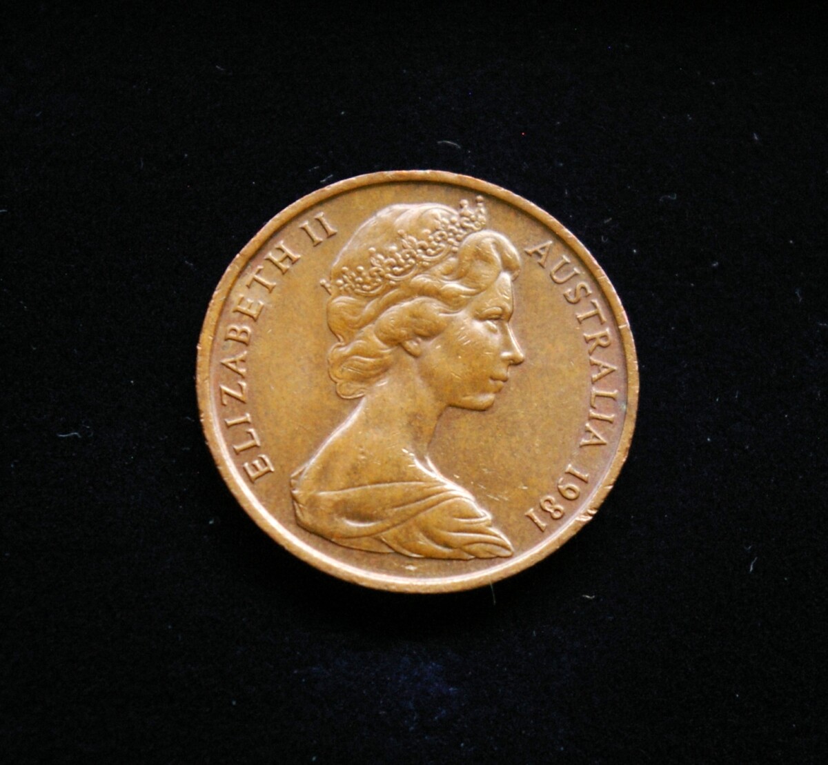 Australija, 2 centai 1981m