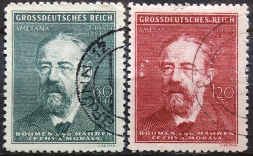 Vokietijos Reichas, Čekijos okupacija, pilna serija, MiNr 138-139 Used(O)