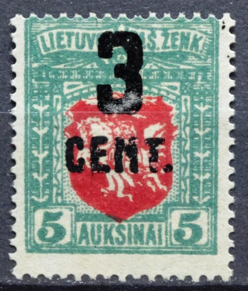 Tarpukario Lietuva, abartas V11 MiNr 156 MNG(*)