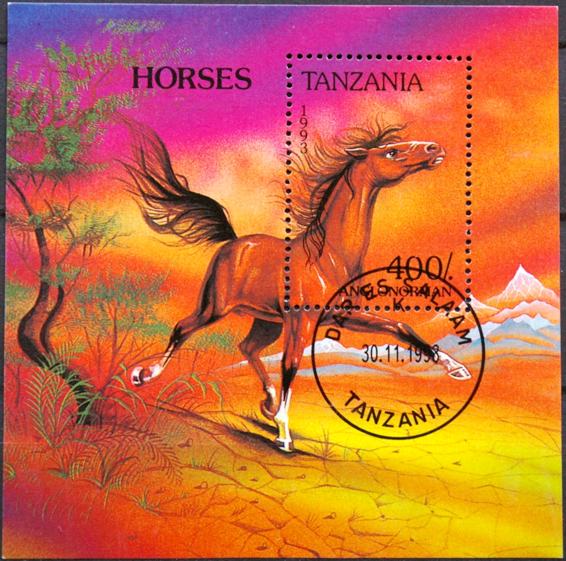 Tanzanija, blokas ScNr 1159 Used(O)