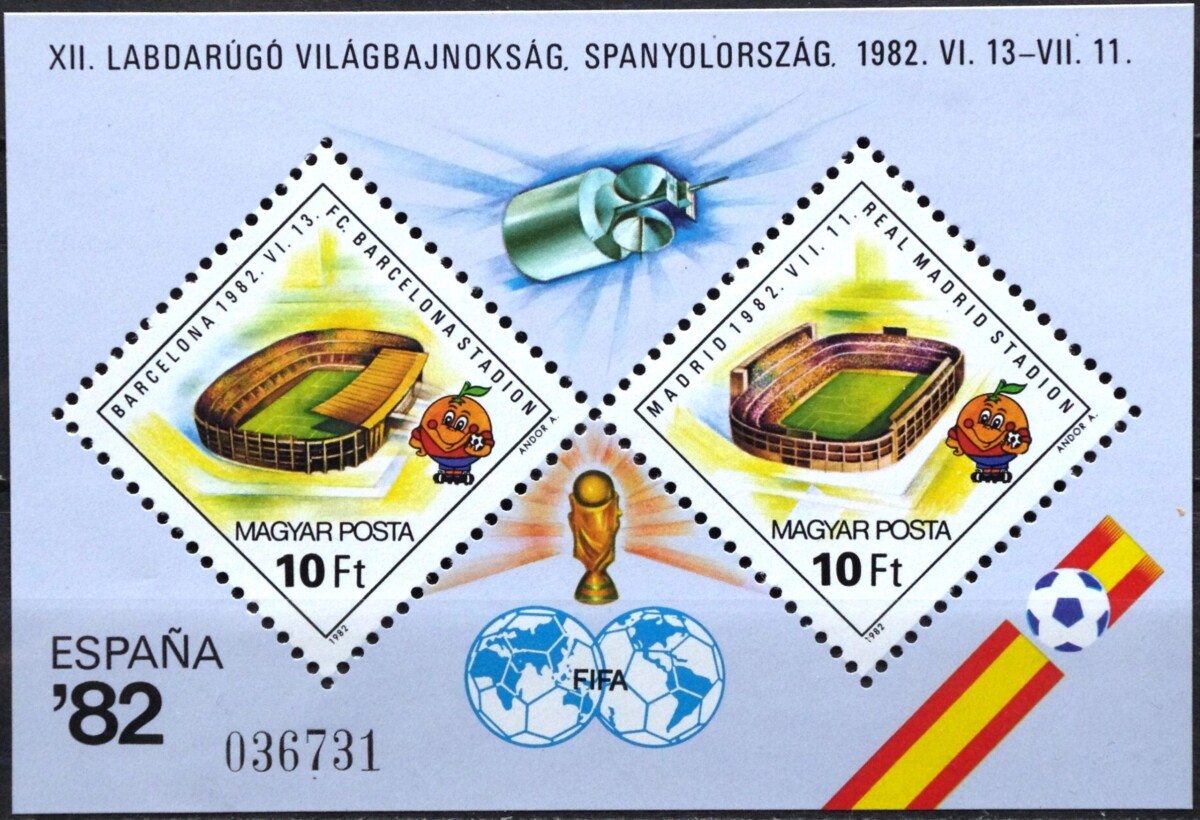 Vengrija, blokas Nr. 155 MiNr 3545-3546 A MNH** V