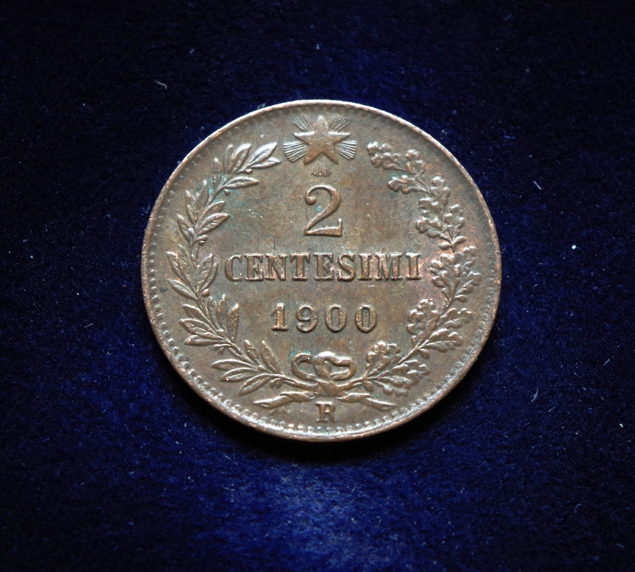 Italija, 2 čentezimai 1900m E