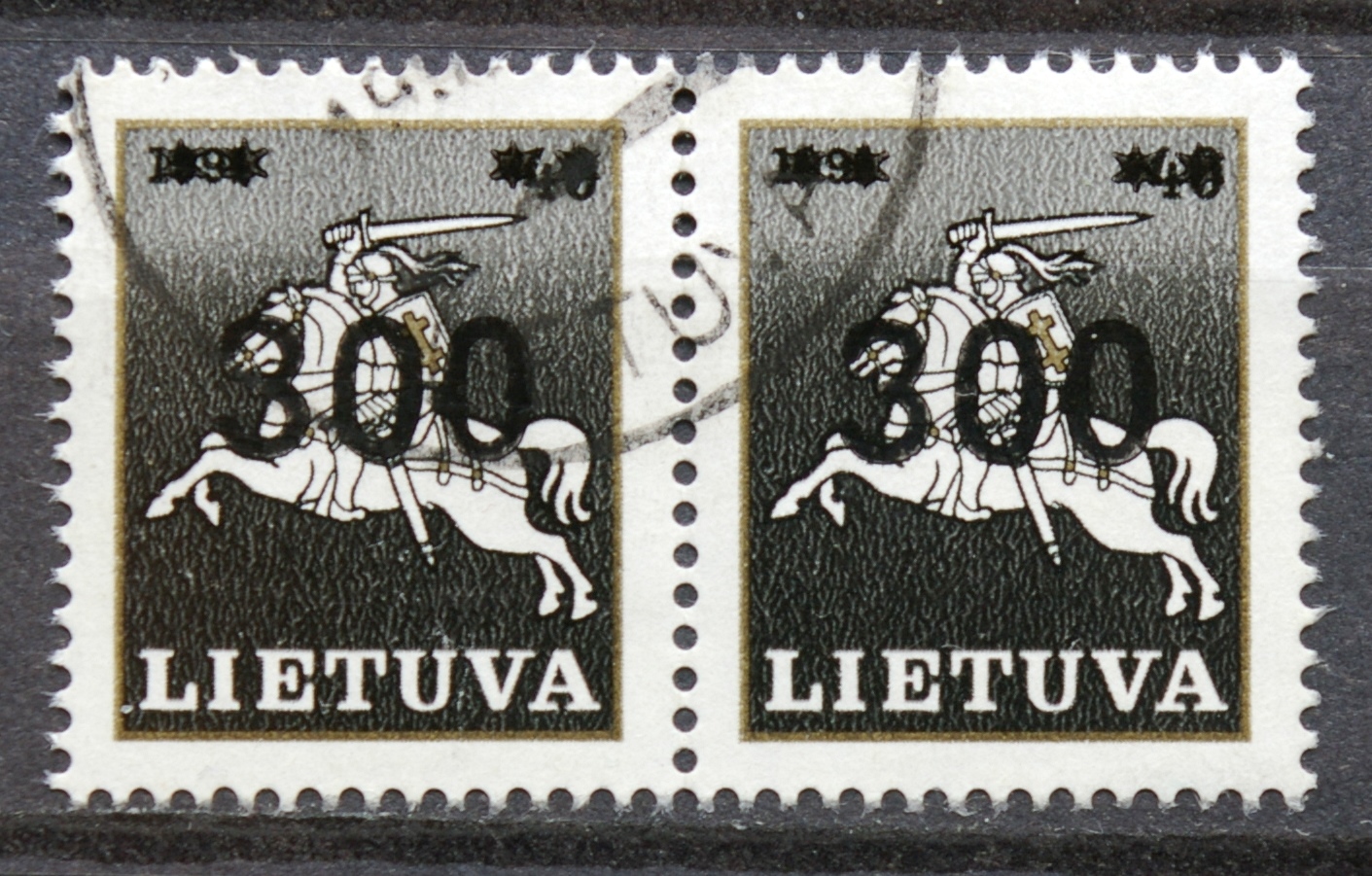 Lietuva, pora MiNr 514 II Used(O)