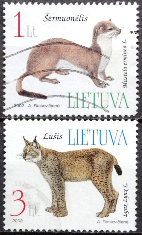 Lietuva, pilna serija MiNr 790-791 Used(O) 4Vx1