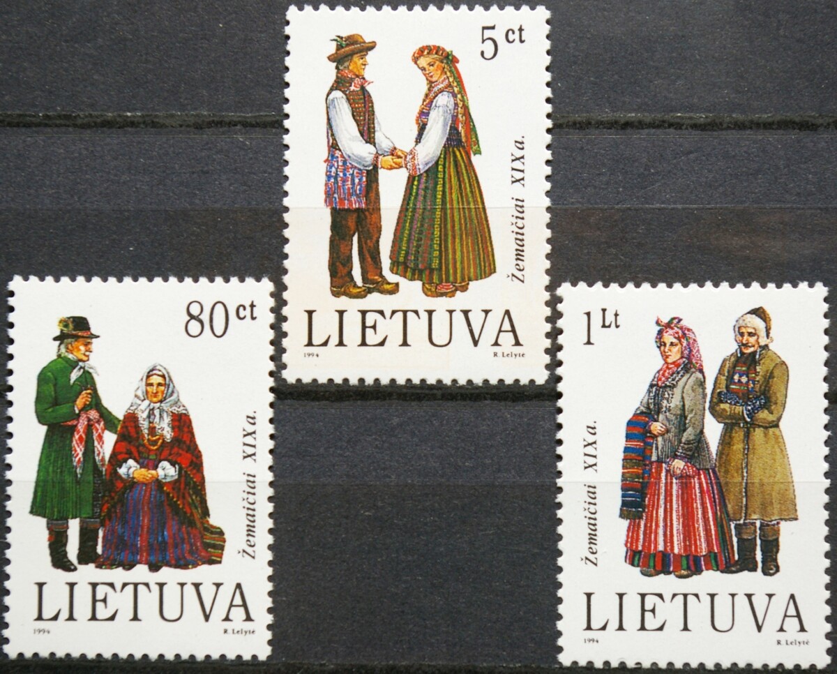 Lietuva, pilna serija MiNr 557-559 MNH** V