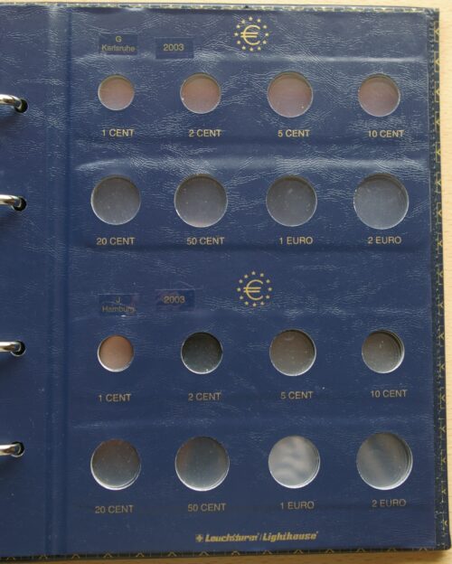 Leuchtturm euro monetų albumas "Vista" su įmautėmis