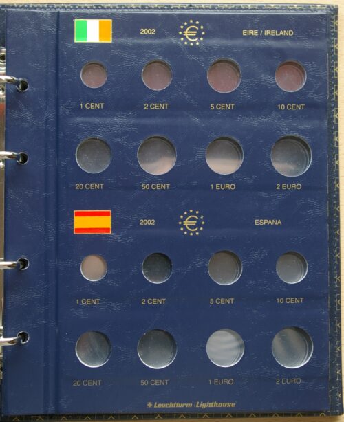Leuchtturm euro monetų albumas "Vista" su įmautėmis