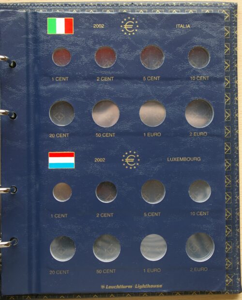 Leuchtturm euro monetų albumas "Vista" su įmautėmis